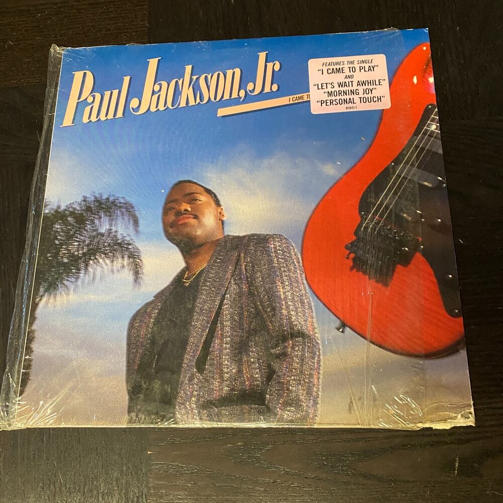 PAUL JACKSON, JR.: i came to play ATLANTIC 12" LP 33 RPM